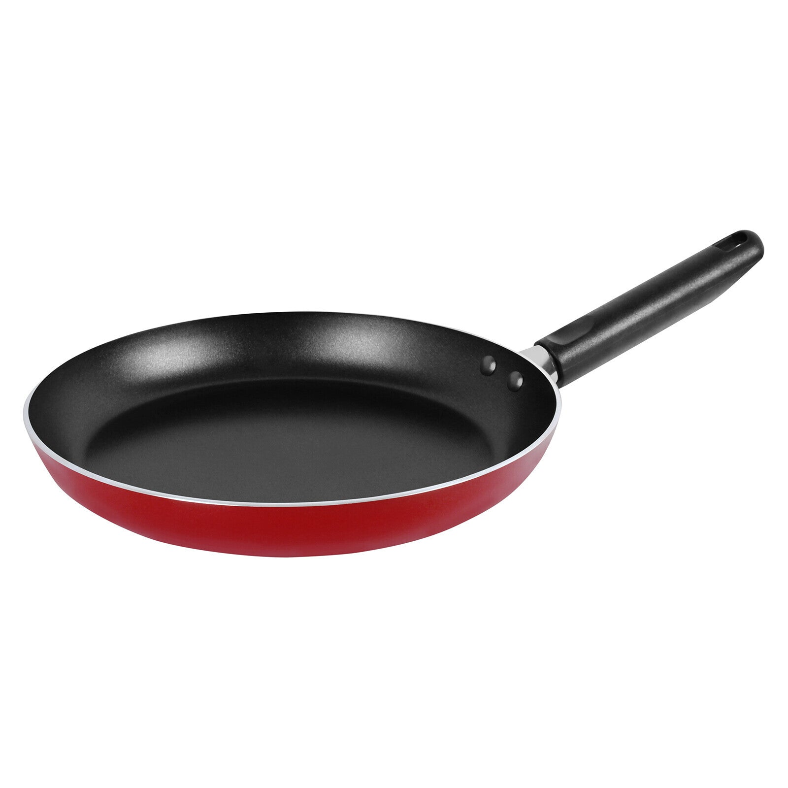 Prestige Classique Non-Stick 3Pcs Cookware Set | 3X Ultra Tough Induction Compatible Casserole 24cm + Frying Pan 26Cm | Red - PR20933