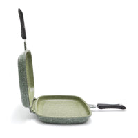 Prestige Double Fry Pan 32cm | Double-Sided Non-Stick Griddle Pan | Foldable Flipping Grill Frying Pan - PR80973