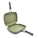 Prestige Double Fry Pan 32cm | Double-Sided Non-Stick Griddle Pan | Foldable Flipping Grill Frying Pan - PR80973