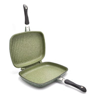 Prestige Double Fry Pan 32cm | Double-Sided Non-Stick Griddle Pan | Foldable Flipping Grill Frying Pan - PR80973