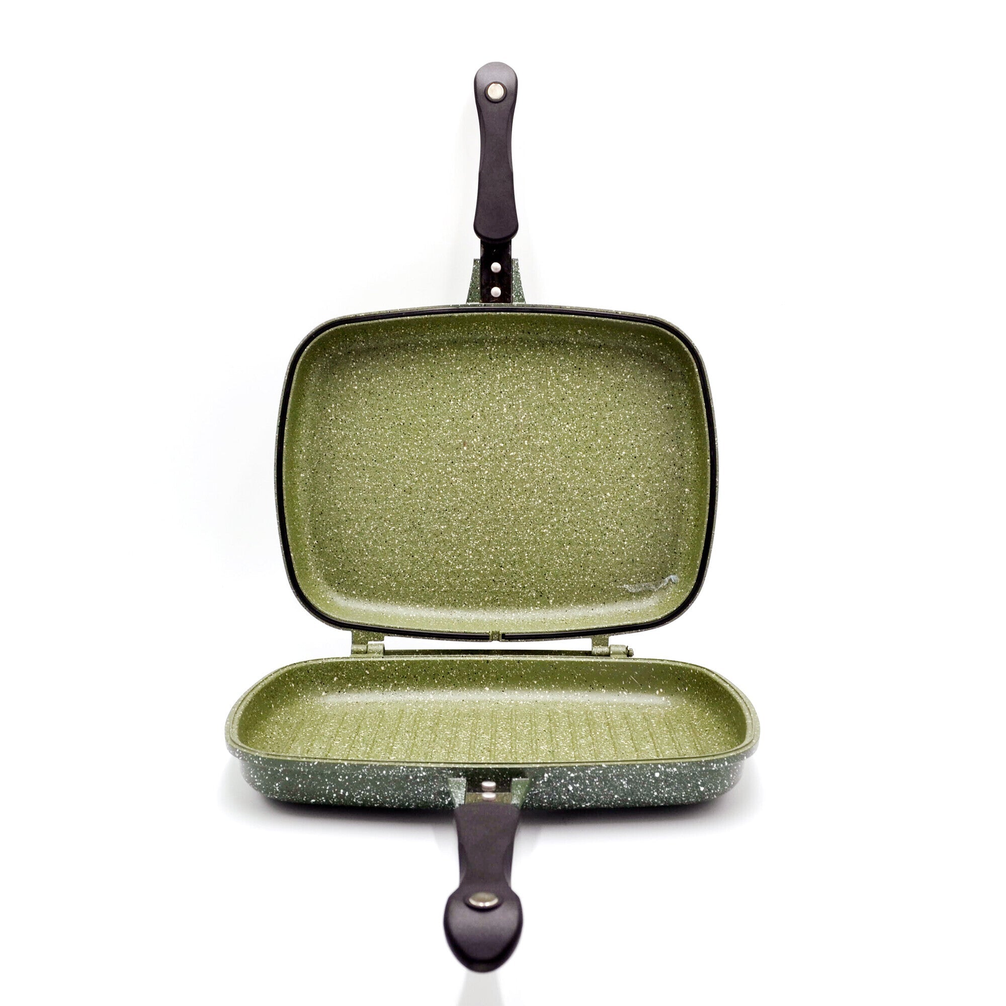 Prestige Double Fry Pan 32cm | Double-Sided Non-Stick Griddle Pan | Foldable Flipping Grill Frying Pan - PR80973