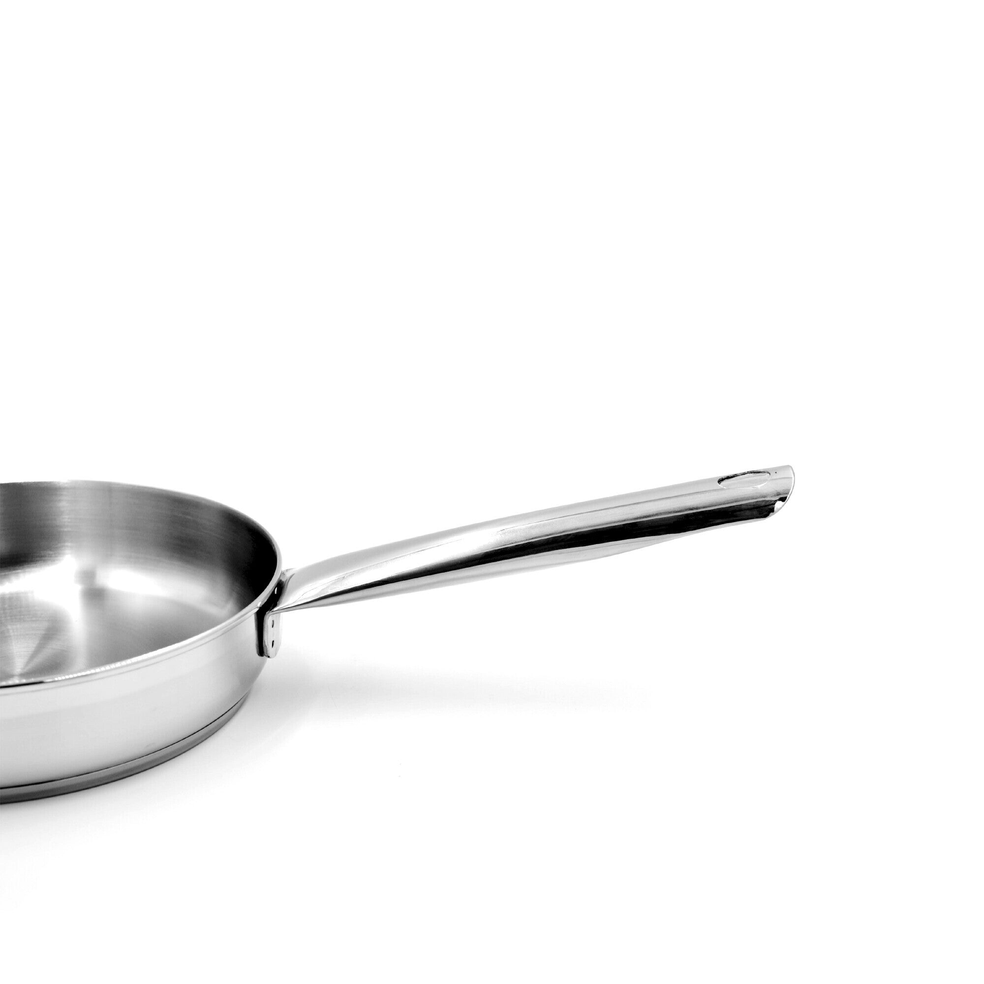 Prestige Infinity Stainless Steel Open Fry Pan 26cm | Induction Compatible Frying Pan | Silver - PR77368