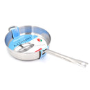 Prestige Infinity Stainless Steel Open Fry Pan 30cm | Induction Compatible Frying Pan | Silver - PR77370