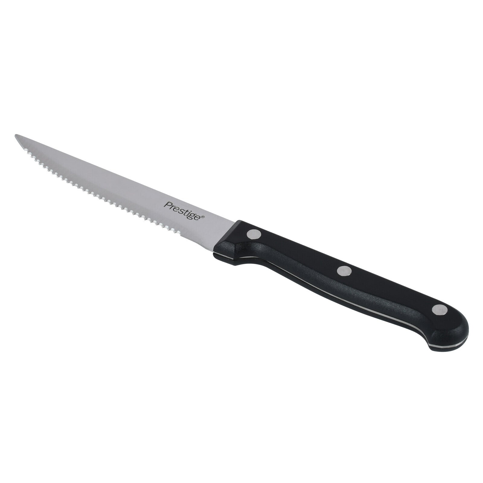 Prestige 6-Pieces Steak Knife Set with Micro Serrated Edge | Steak Knives Set with Stainless Steel Blades | PR57110