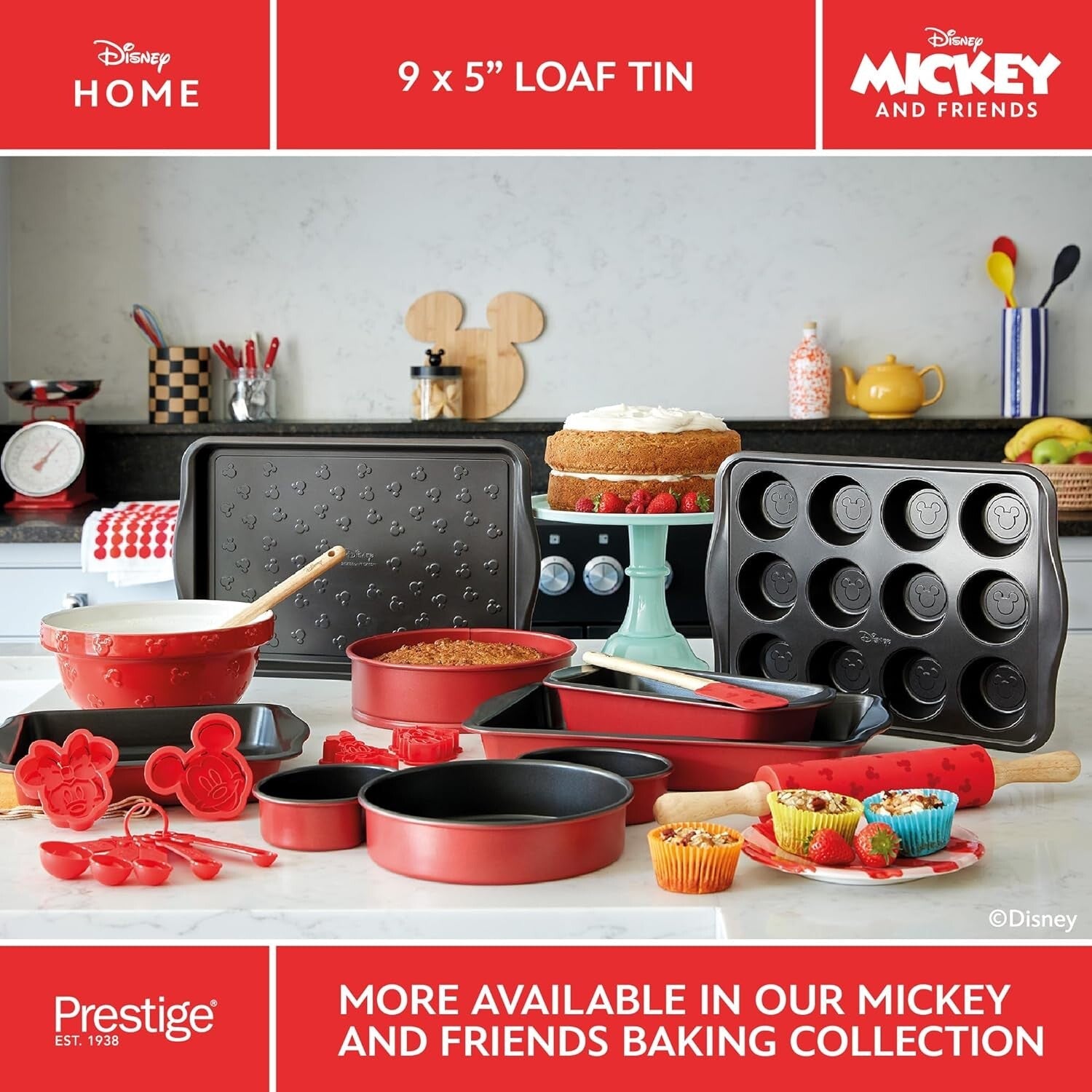 Prestige X Disney Bakeware Loaf Tin 9x5" | PR48798