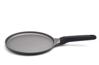 Prestige Essentials Flat Tawa 24cm | Non-Stick Granite Coating Dosa Pan | Induction Base Tawa Pan for Dosa/Roti/Chapati with Stick Handle | Black - PR81166