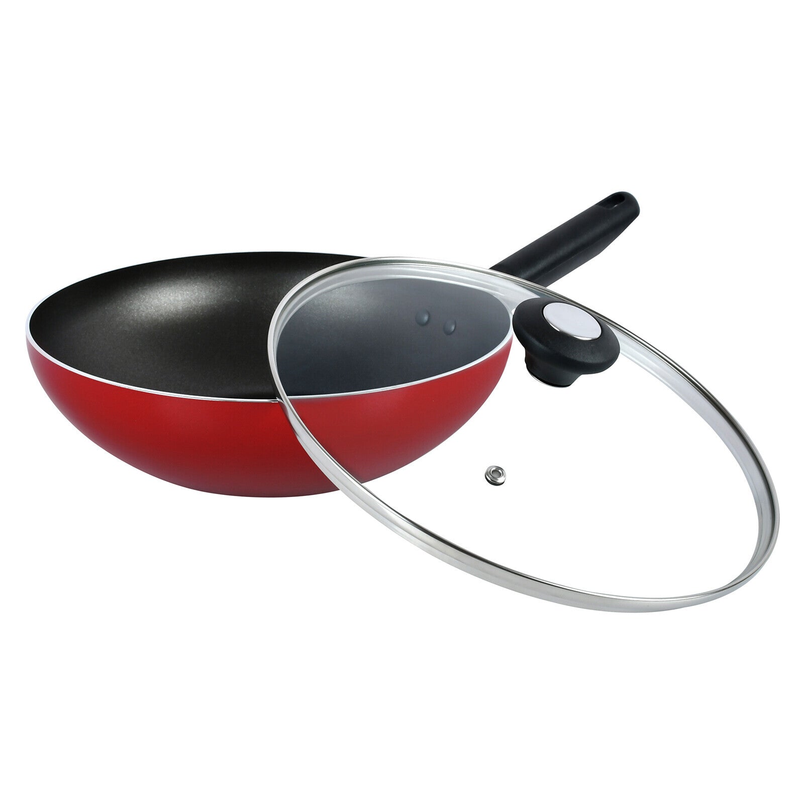 Prestige Classique Non-Stick Wok with Glass Lid 11 L / 28cm | 3X Ultra Tough Wok with Lid | PR20979