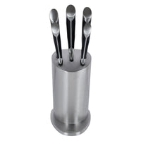 Prestige 5-Piece Knife Block Set | Stainless Steel Kitchen Knives with Storage Block | PR51375