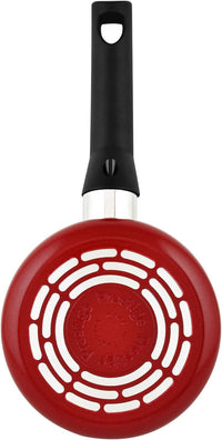 Prestige Classique Non-Stick Sauce Pan 14 cm | 3X Ultra Tough Frying Pan | Red - PR15906