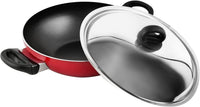 Prestige Classique Flat Bottom Kadai with Stainless Steel Lid 30cm | 3X Ultra Tough Kadai with Lid | PR21500