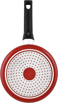 Prestige Classique Non-Stick Sauce with SS Lid Pan 20 cm | 3X Ultra Tough | Frying Pan | Red - PR15909