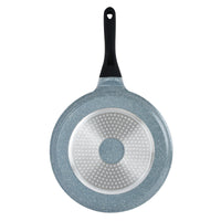 Prestige Cast Aluminium 26 CM Speckled Tawa | Long Lasting Non Stick Coating | Non Slip Bakelite Handle | Aluminium Induction base|Induction Compatible | PR15854 - Grey