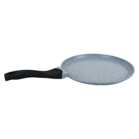 Prestige Cast Aluminium 28 CM Speckled Tawa | Long Lasting Non Stick Coating | Non Slip Bakelite Handle | Aluminium Induction base|Induction Compatible | PR15855 - Grey