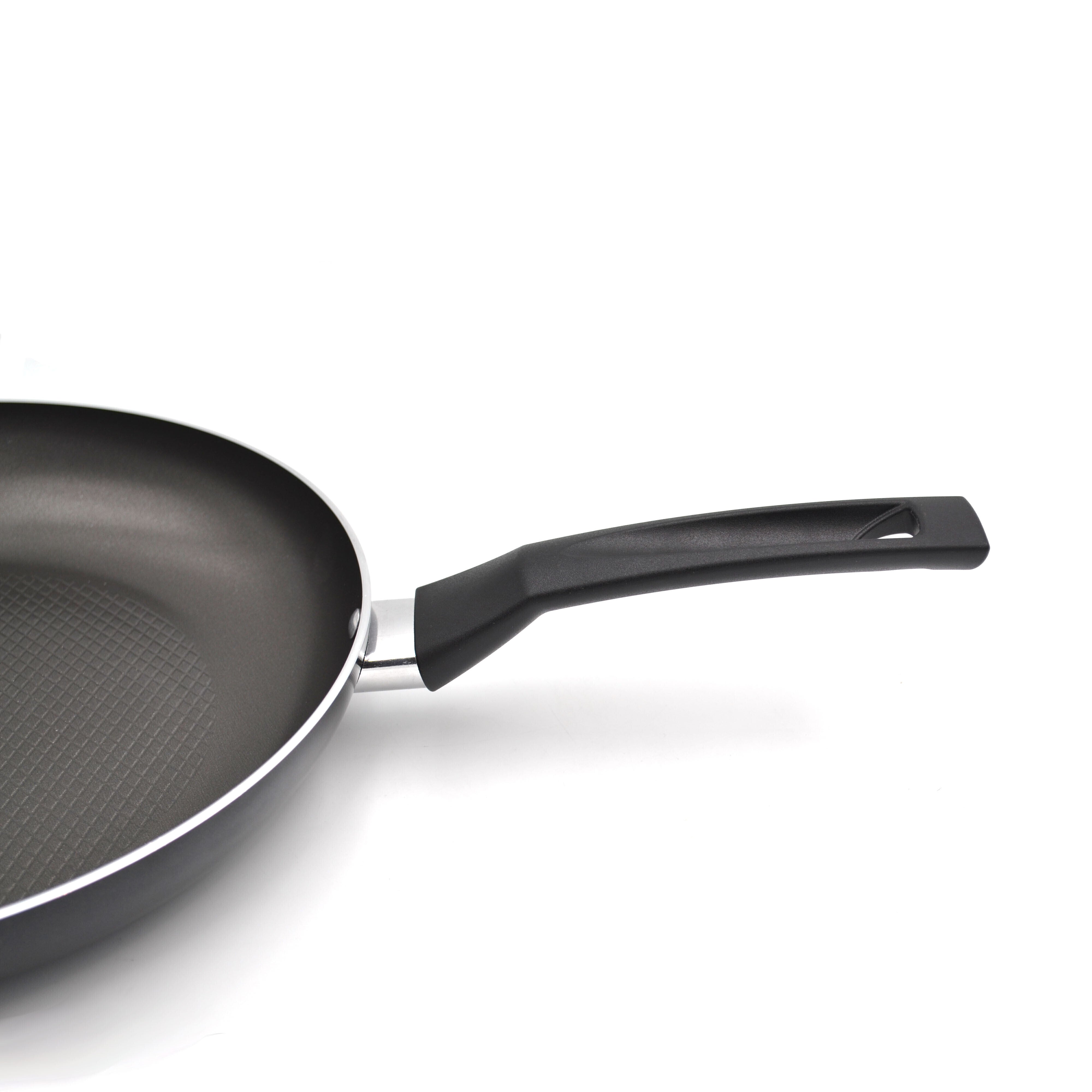 Prestige Safecook Non-stick 20cm Open Frypan | Induction Base Frying Pan Non-Stick | Diamond shield triple coated Pan - PR22088 - Black