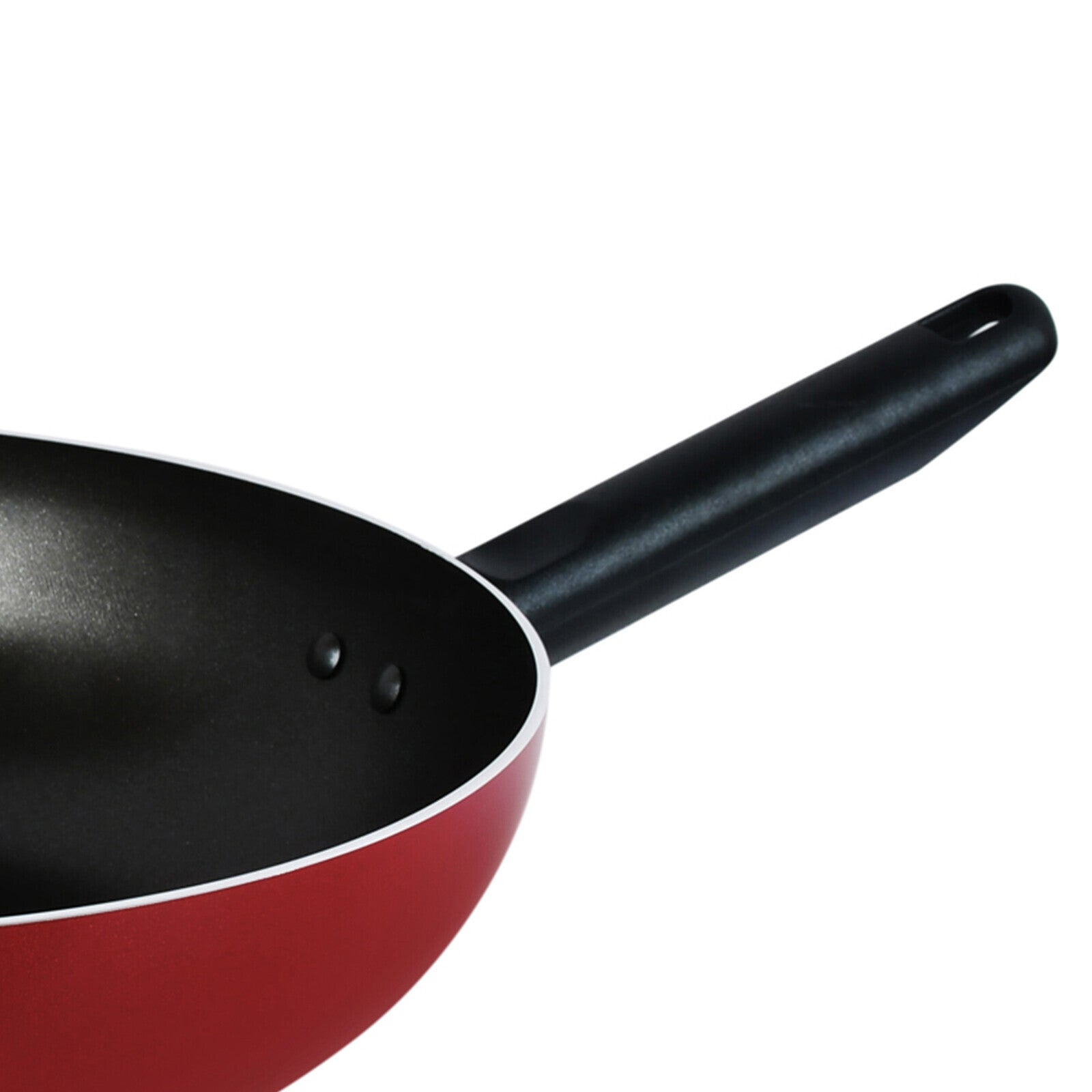 Prestige Wok 2Pcs Set with Turner | Non-Stick 26cm and 3cm Twin Set of Wok & Turner | PR21014 - Red
