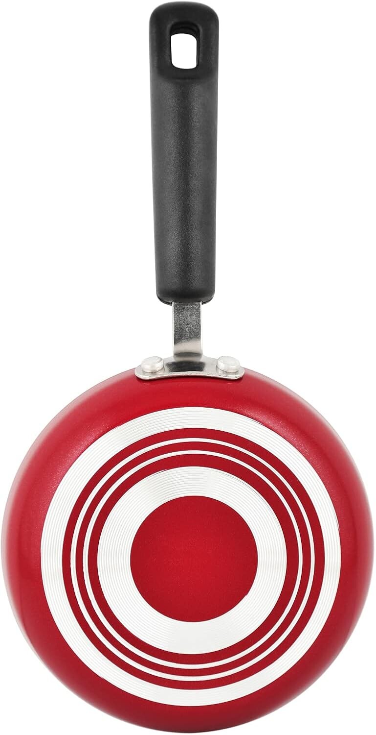 Prestige Non-Stick Mini Fry Pan 12 cm | 3X Ultra Tough Induction Compatible Mini Fry Pan | Red - PR21821