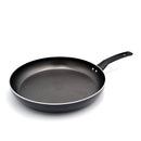 Prestige Safecook Non-stick 32cm Open Frypan | Frying Pan Non-Stick | Dimple shield triple coated Pan - PR22094 - Black