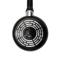 Prestige Safecook Non-stick 32cm Open Frypan | Frying Pan Non-Stick | Dimple shield triple coated Pan - PR22094 - Black