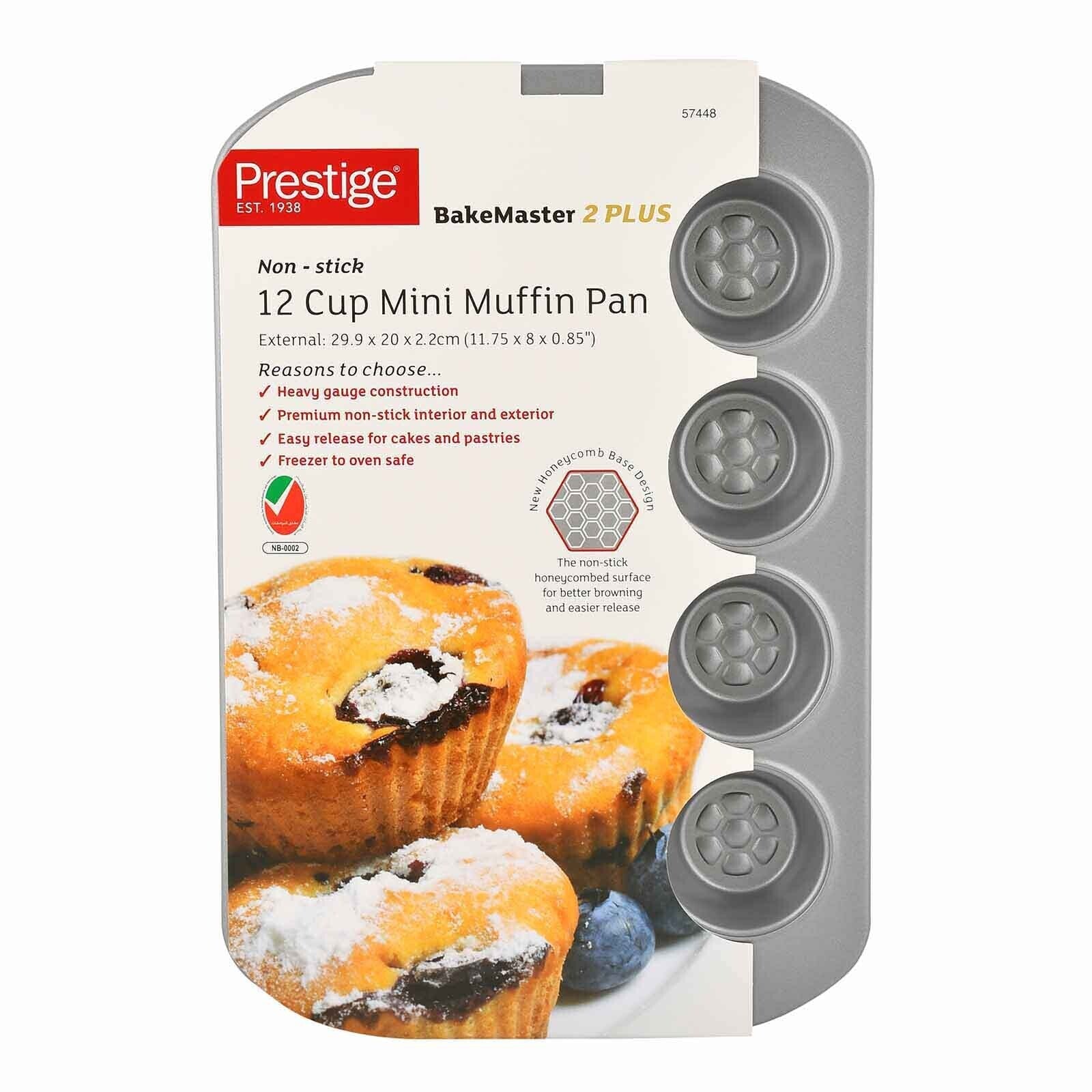 Prestige 12 Cup Mini Muffin Tin | PR57448
