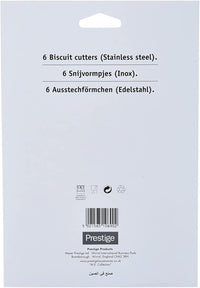 Prestige Assorted Biscuit Cutters (6pcs) | PR5686