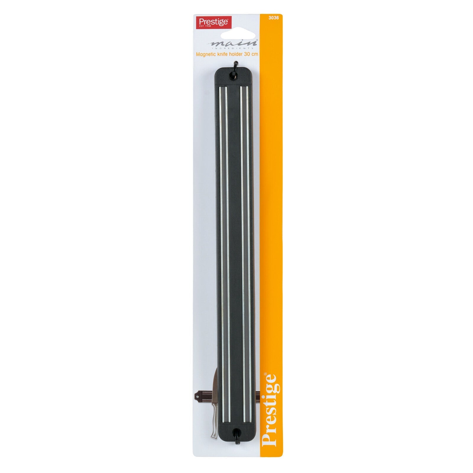 Prestige Magnetic Knife Holder | Black - PR3036