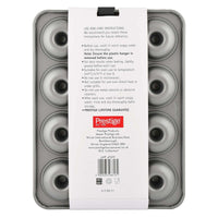Prestige Mini Donut Pan | Non-Stick Baking Pan with 12 Cup | Donut Baking Tray | Grey - PR218616