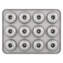Prestige Mini Donut Pan | Non-Stick Baking Pan with 12 Cup | Donut Baking Tray | Grey - PR218616