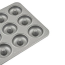 Prestige Mini Donut Pan | Non-Stick Baking Pan with 12 Cup | Donut Baking Tray | Grey - PR218616
