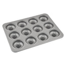 Prestige Mini Donut Pan | Non-Stick Baking Pan with 12 Cup | Donut Baking Tray | Grey - PR218616